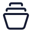 Folderlibrary icon with stroke standard style
