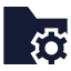 Foldermanagement icon with solid sharp style
