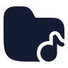 Folder Music icon preview