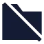 Folderoff icon with solid sharp style
