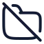 Folderoff icon with stroke rounded style