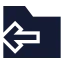 Folderoutput icon with solid sharp style
