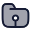 Folderroot icon with duotone rounded style