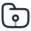 Folderroot icon with twotone rounded style