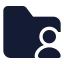 Foldershared icon with solid standard style
