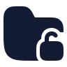 Folder Unlocked icon preview