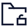 Folder Unlocked icon preview