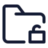 Folder Unlocked icon preview