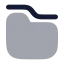 Folders icon with bulk rounded style