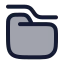 Folders icon with duotone rounded style