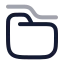 Folders icon with twotone rounded style