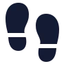 Footprints icon preview