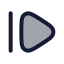 Forward icon with duotone rounded style