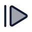 Forward icon with duotone standard style