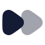 Forward icon with bulk rounded style