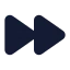 Forward icon with solid standard style