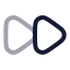 Forward icon with twotone rounded style
