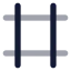 Frame icon with bulk rounded style