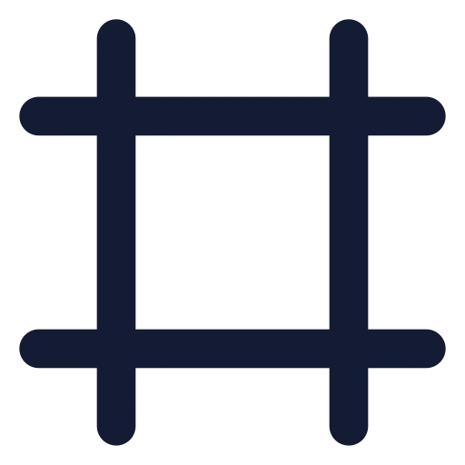 Frame Icon in Solid Rounded style