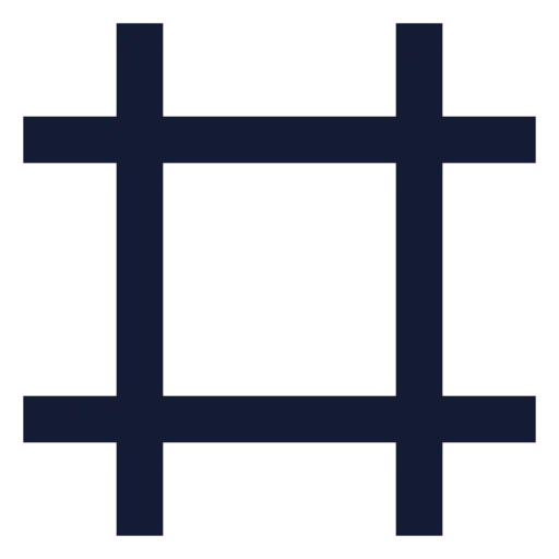 Frame Icon in Solid Sharp style