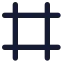 Frame icon with solid standard style