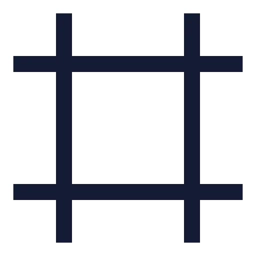 Frame Icon in Stroke Sharp style