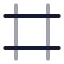 Frame icon with twotone rounded style