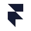 Framer icon with solid sharp style