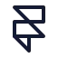 Framer icon with stroke standard style