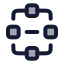 Frameworks icon with duotone rounded style