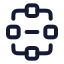 Frameworks icon with stroke rounded style
