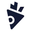 Frenchfries icon with solid sharp style