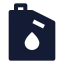 Fuel icon with solid sharp style