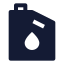 Fuel icon with solid sharp style