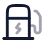Fuelstation icon with twotone rounded style
