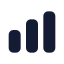 Fullsignal icon with stroke rounded style