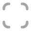 Fullscreen icon with bulk rounded style