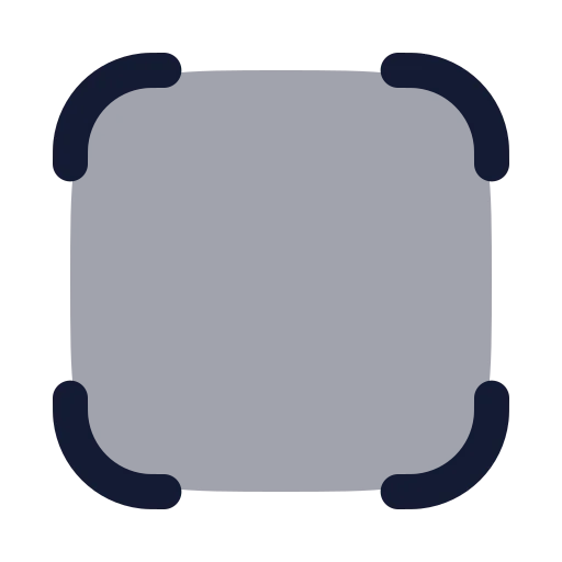 Fullscreen Icon in Duotone Rounded style