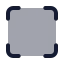 Fullscreen icon with duotone standard style