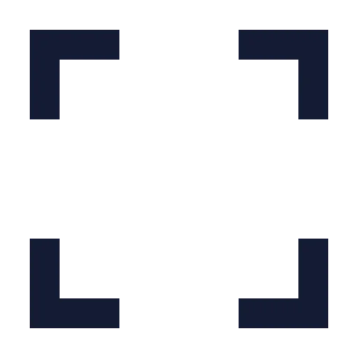 Fullscreen Icon in Solid Sharp style