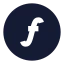 Functioncircle icon with solid sharp style