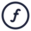 Functioncircle icon with stroke sharp style