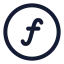 Functioncircle icon with stroke standard style