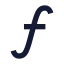 Function icon with solid sharp style