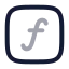 Functionsquare icon with twotone rounded style