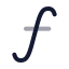 Function icon with twotone rounded style