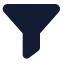 Funnel icon with solid standard style