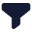 Funnel icon with solid standard style