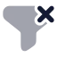 Funnelx icon with bulk rounded style