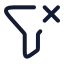 Funnelx icon with stroke rounded style